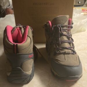 Bearpaw Women's Hiking Boots - Brown and Pink